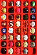 Collectie champagnecapsules - allemaal merken