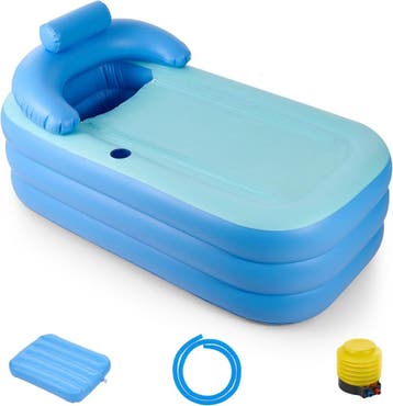 Opblaasbaar bad 220kg | Retour deal | 53% korting! (badkuip), Verzenden, Nieuw, Blauw, Overige typen