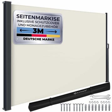 Windscherm uittrekbaar - Oprolbaar - Uitschuifbaar - Camping, Verzenden, Nieuw