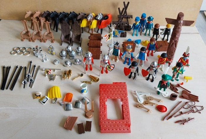 Playmobil - Vintage medieval/ western - Playmobil Vintage -, Antiek en Kunst, Antiek | Overige Antiek