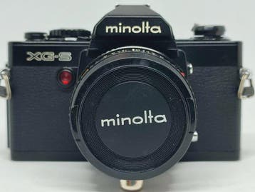 Minolta XG-S black + MD W-Rokkor 3.5/28mm | Appareil photo