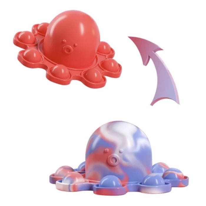 Pop It Octopus - Dubbele Kleur - Fidget Anti Stress, Télécoms, Téléphonie mobile | Accessoires & Pièces, Envoi