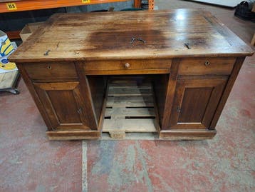 Bureau - Chêne - un bureau antique, Antiek en Kunst