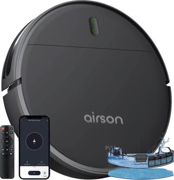 Airson X1 Pro Clean Robotstofzuiger Met Dweilfunctie - Met, Verzenden, Zo goed als nieuw
