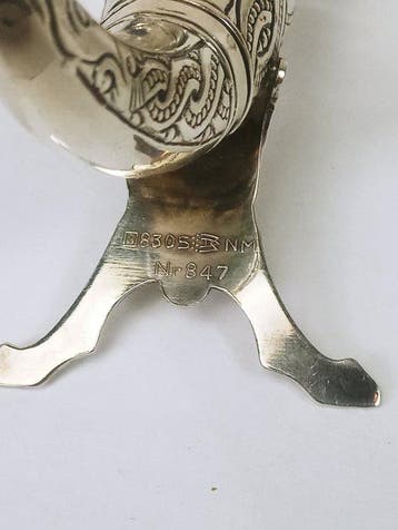 Norberg - Zoutvat (2) - Zout & Peper - .830 zilver -