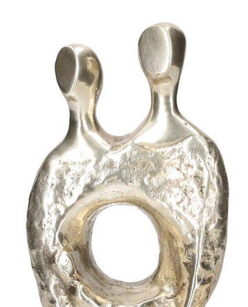 Sculpture, Sculpture, Omhelzend koppel - 27 cm - Bronze - 27