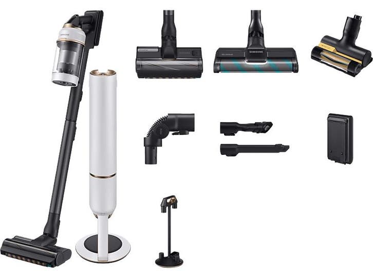 Samsung -  Bespoke Jet™ Plus Misty White - Wit, Elektronische apparatuur, Stofzuigers, Nieuw, Reservoir, Minder dan 1200 watt