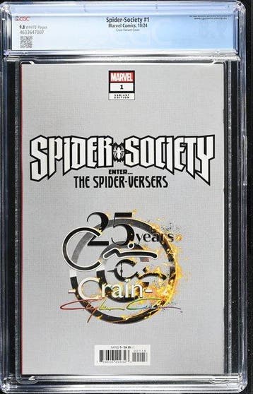 Spider-Society #1 - 1 Graded comic - 2024 - CGC 9,8, Nieuw