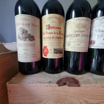 1993 Château Les Graves de la Lergne, 1994 Château Artigues, Nieuw