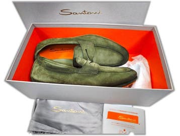 Santoni - NEW, GoodYear Welted, Recent Model - Loafers -, Nieuw