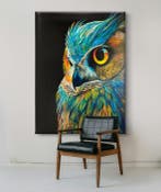 Luca Domiro - Sunset Horizon Owl - LARGE HAND FINISHED