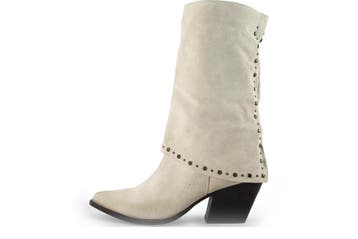 Verona Laarzen in maat 40 Beige, Kleding | Dames, Schoenen, Hoge laarzen, Verzenden, Beige, Gedragen