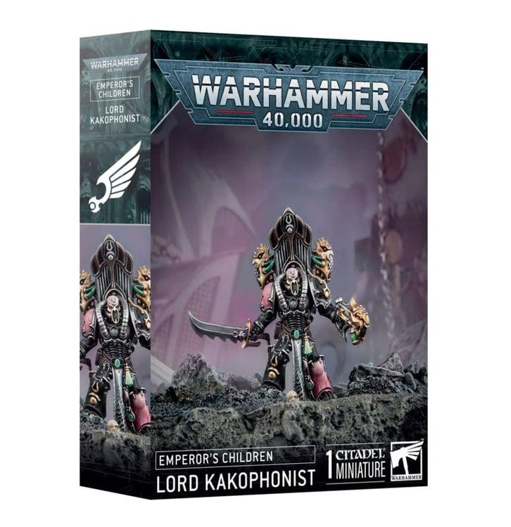 Emperors Children Lord Kakophonist (Warhammer 40.000 nieuw), Hobby & Loisirs créatifs, Wargaming, Enlèvement ou Envoi
