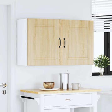 vidaXL Keuken Wandkasten 2 stuks Kalmar Sonoma Eiken, Verzenden, Nieuw