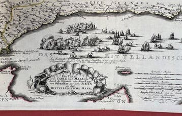 Spain/Gibraltar/Alboran Sea - Battle of Malaga - Straat van, Nieuw