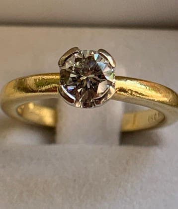 Damiani - Bague de fiançailles - 18 carats Or jaune, Or