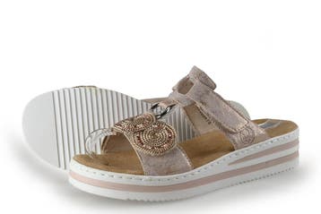 Rieker Slippers in maat 40 Roze, Vêtements | Femmes, Chaussures, Verzenden, Slippers
