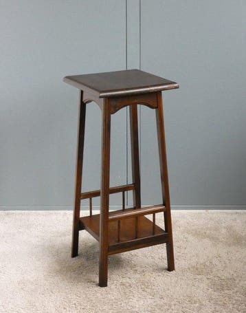 Plantentafel - Vintage Bijzettafel - Eikenhout