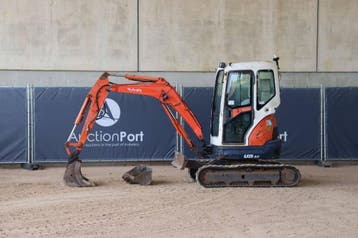 Veiling: Rupsgraafmachine Kubota U25-3 Diesel 19kW 2012, Ophalen