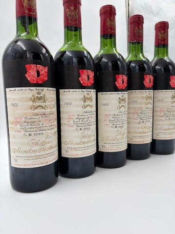 1972 Chateau Mouton Rothschild - Bordeaux, Pauillac 2ème, Nieuw