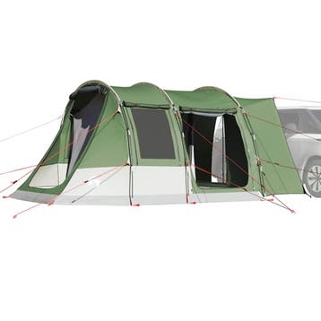 vidaXL Autotent 2-persoons waterdicht groen, Verzenden, Nieuw