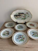 Limoges - CG pâte démaux - Serveerschaal (7) - Porselein -, Antiquités & Art