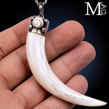 Iriserend parelmoer met een natuurlijke spiraal Shivas Eye