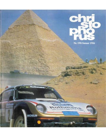 1986 PORSCHE CHRISTOPHORUS MAGAZINE 198 DUITS, Nieuw