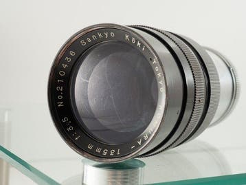 Sankyo Komura 3,5/135mm LTM L39 with S.K. 135mm finder |, Nieuw