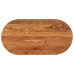 Acaciahout Tafelblad Ovaal 120x63 | Retour Deal 35% | Nu!, Huis en Inrichting, 100 tot 150 cm, Verzenden, Nieuw, 50 tot 100 cm