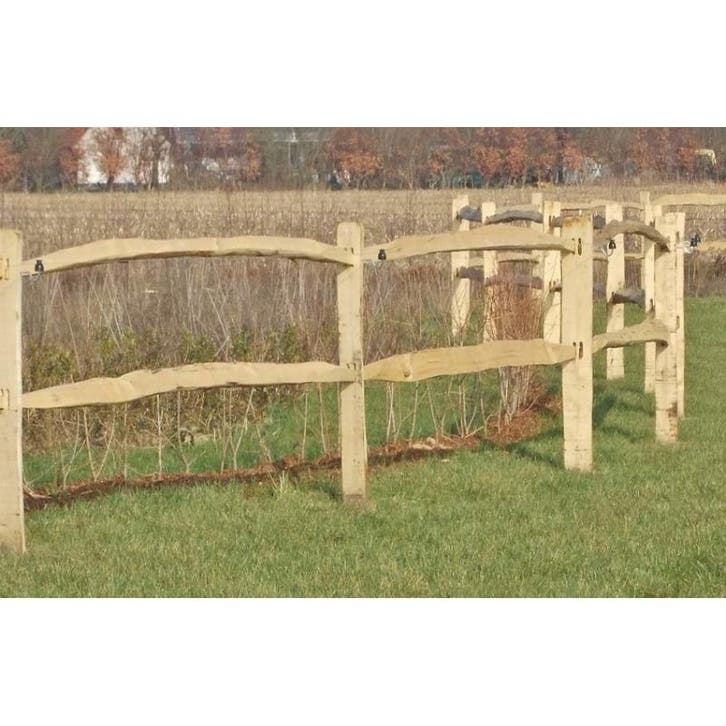 York 3 weidepaal in acacia hout met 2x2 sleuven 2,00m -, Dieren en Toebehoren, Stalling en Weidegang