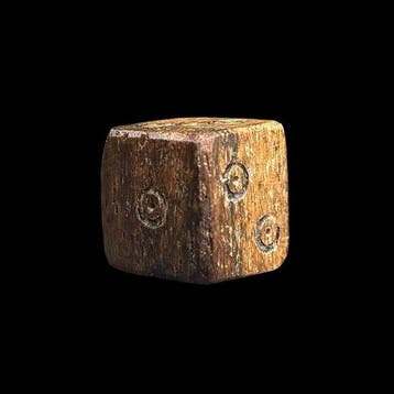 Oud-Romeins, Keizerrijk been / bot dobbelsteen - Ancient