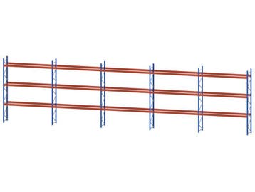 Palletstelling - 6 staanders 5300x1100 - Totale lengte: 20m6, Ophalen of Verzenden