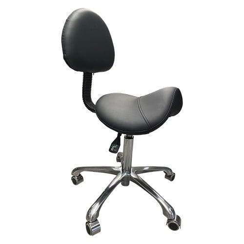 Tabouret Ollanda Zwart - Ergonomische Zadelkruk met Rugle..., Elektronische apparatuur, Persoonlijke Verzorgingsapparatuur, Overige typen