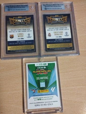 Messi/Cristiano Ronaldo Topps Salón de la Fama+card Unica -, Collections