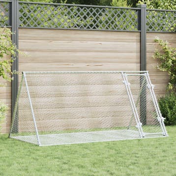vidaXL Konijnenhok 200x105x91 cm gegalvaniseerd staal, Verzenden