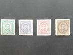 Portugal 1884/1887 - 4 timbres de D. Luís I – face avant –, Gestempeld