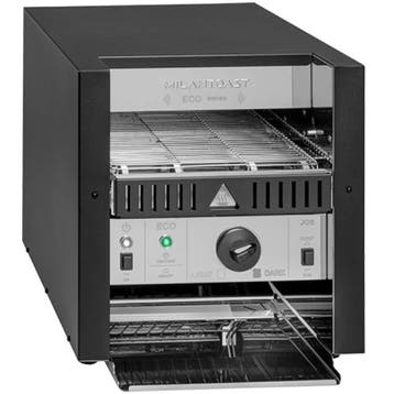 Doorlooptoaster | Zwart | Dubbel | 600/u | Warmhoudfunctie, Verzenden, Nieuw in verpakking