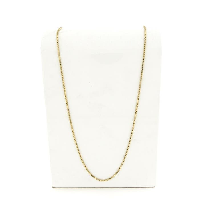 Lange gouden Venetiaanse schakelketting, Bijoux, Sacs & Beauté, Colliers, Enlèvement ou Envoi