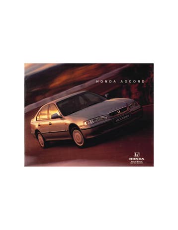 1996 HONDA ACCORD SEDAN BROCHURE NEDERLANDS, Ophalen of Verzenden, Nieuw