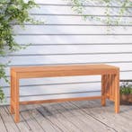 vidaXL Tuinbank 110 cm massief eucalyptushout, Verzenden