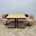 complete schoolset Galvanitas 10 stuks tafels + stoelen