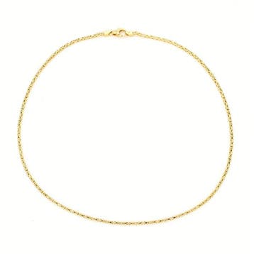 Halsketting - 18 karaat Geel goud - Koning, Handtassen en Accessoires, Nieuw
