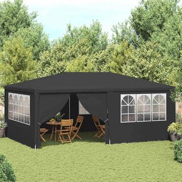 vidaXL Partytent met zijwanden professioneel 90 g/m² 4x6 m, Tuin en Terras, Verzenden, Nieuw