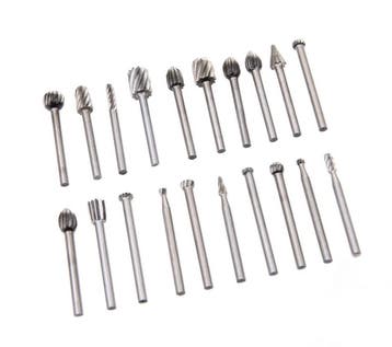 Set mini (dremel) frezen, 20 freesjes, Doe-het-zelf en Bouw, Verzenden, Nieuw