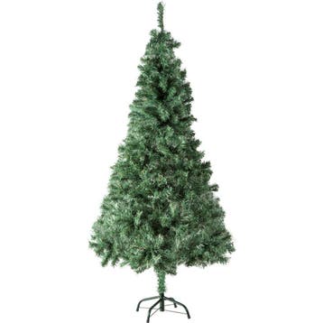 tectake Kunstkerstboom met groene metalen standaard - 180 cm, Verzenden, Nieuw