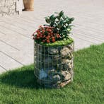 vidaXL Gabion paal rond Ø50x50 cm gegalvaniseerd staal, Jardin & Terrasse, Clôtures de jardin, Verzenden