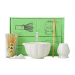 Matcha Thee Set - Kom - Klopper - Thee Zet Set - Wit, Verzamelen, Verzenden, Nieuw