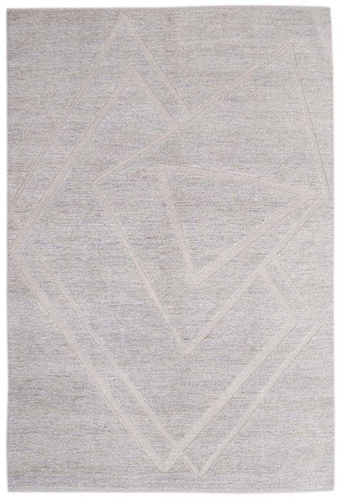 Handgeknoopte designer-tapijt van wol met reliëf -, Maison & Meubles, Ameublement | Tapis & Moquettes