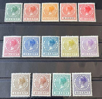 Nederland 1924 - Koningin Wilhelmina - Veth Type - NVPH, Gestempeld